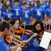 Members of the Tappan Middle School orchestra perform during the "I Have A Dream" 50th Anniversary Celebration Concert in the gym at Tappan on Wednesday, May 29, 2013. The band, along with the orchestra and choir, will travel to Washington D.C. to play at the Lincoln Memorial. Melanie Maxwell | AnnArbor.com